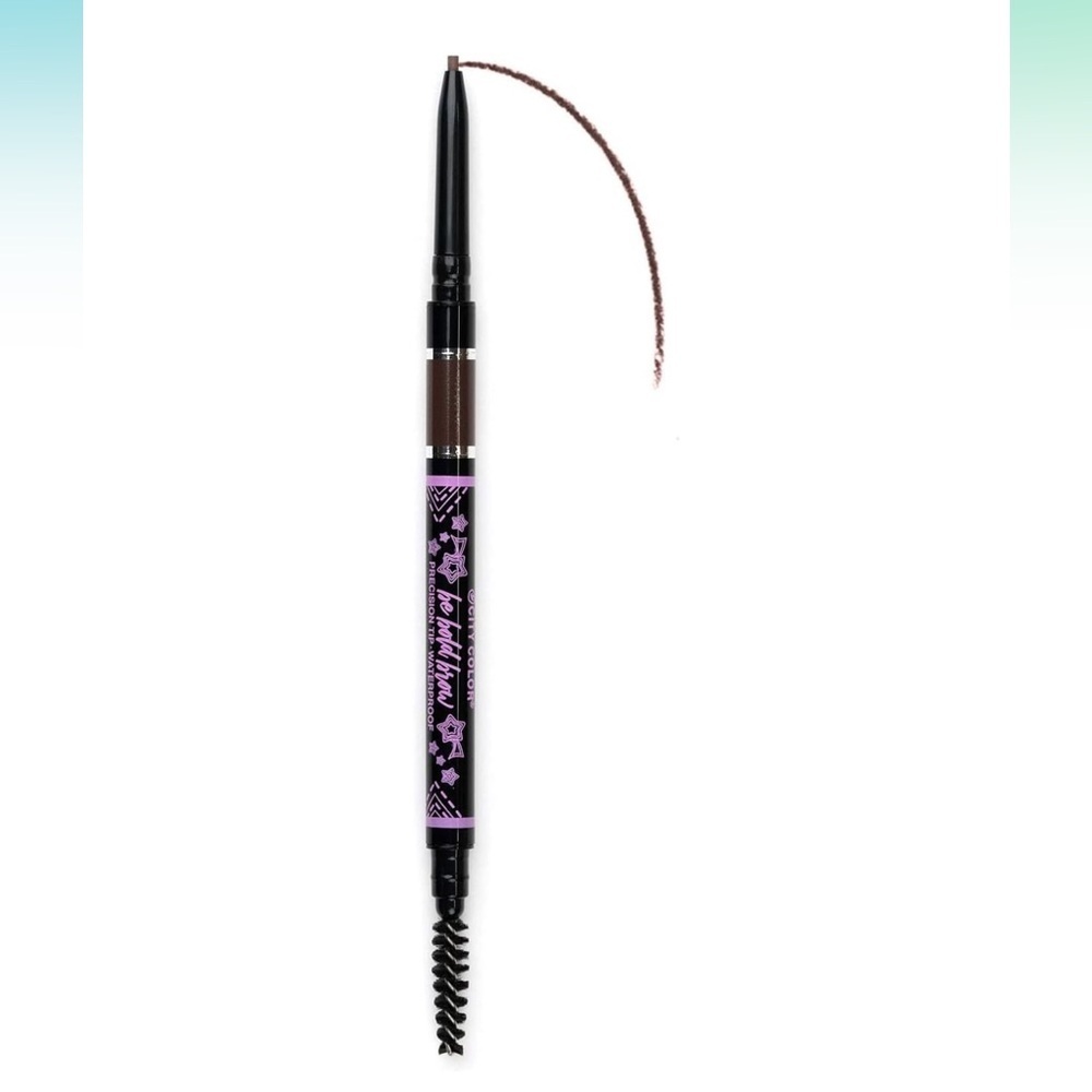 City Color Be Bold Brow Precision Tip Waterproof Pencil‎ Dark Brown Dual Ended